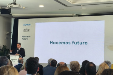 El ministro de Agricultura, Pesca y Alimentación, Luis Planas, en la jornada 'Hacemos futuro' de Moeve