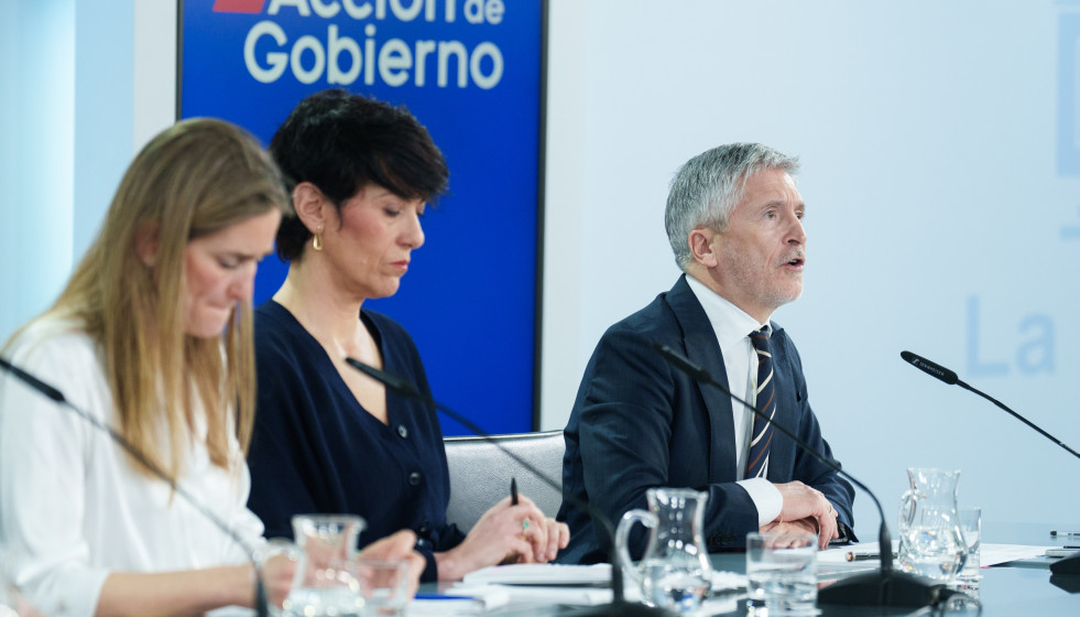 Rueda de prensa posterior al Consejo de Ministros, a 17 de marzo de 2026, en Madrid (España).