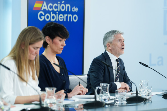 Rueda de prensa posterior al Consejo de Ministros, a 17 de marzo de 2026, en Madrid (España).