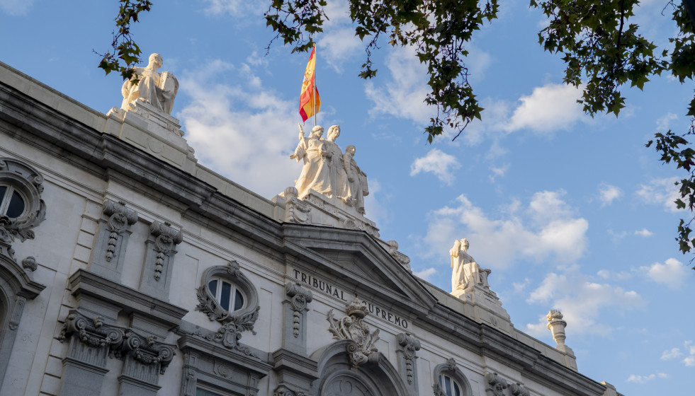 Archivo - Fachada del Tribunal Supremo.