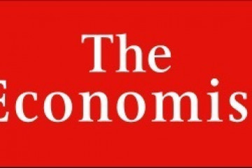 Logo 'The Economist'.