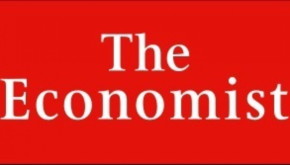 Logo 'The Economist'.