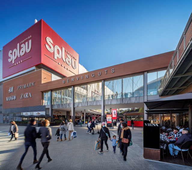 El centro comercial Splau de Cornellà de Llobregat (Barcelona)