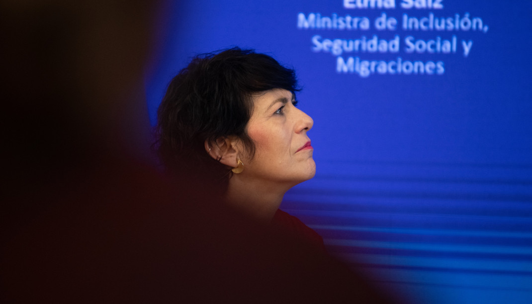La ministra de Inclusión, Seguridad Social y Migraciones, Elma Saiz