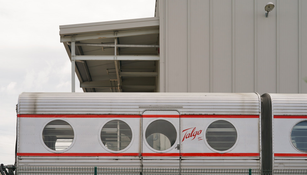 Archivo - Tren de Talgo en la planta de Talgo en Rivabellosa