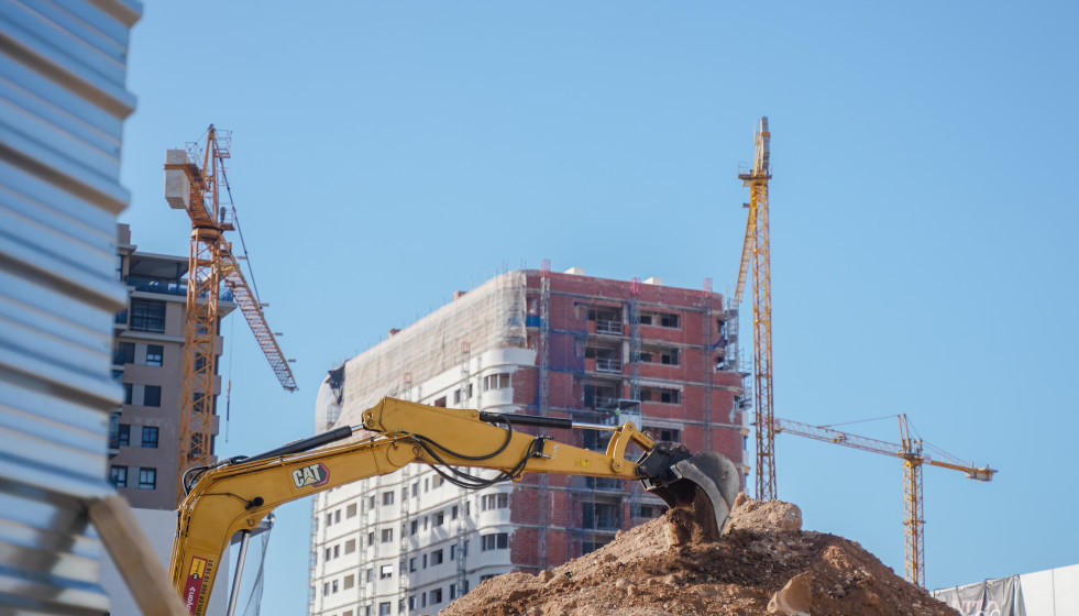 Archivo - Vista del inicio de la obra de la nueva promoción de VPP en Malilla