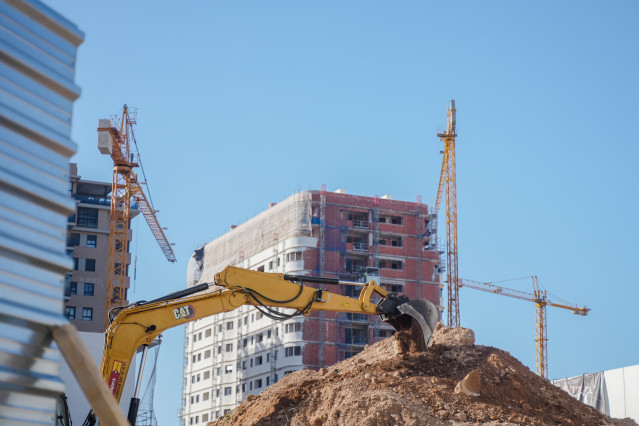 Archivo - Vista del inicio de la obra de la nueva promoción de VPP en Malilla