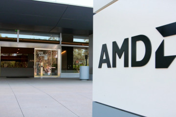 Archivo - Logo de AMD en sus oficinas de Santa Clara, en el Campus de California (Estados Unidos)