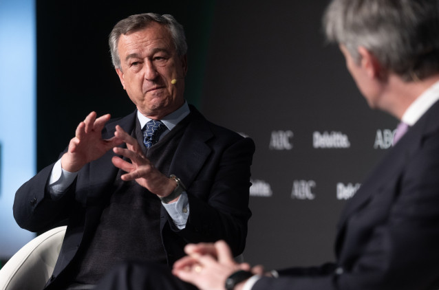El CEO de Sabadell, César González-Bueno, durante el 32º Encuentro del Sector Financiero de Deloitte y ABC, en Madrid (España).