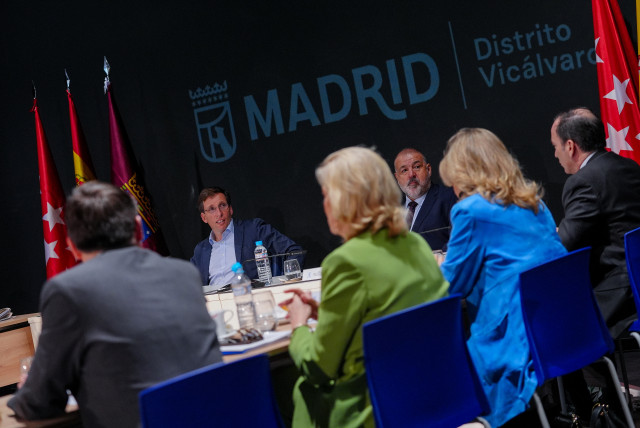 El alcalde de Madrid, José Luis Martínez-Almeida, en Junta de Gobierno