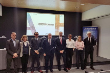 Representantes de Fira de Barcelona, Alimentaria, Hostelco, FIAB e ICEX participan en la presentación de Alimentaria+Hostelco 2026
