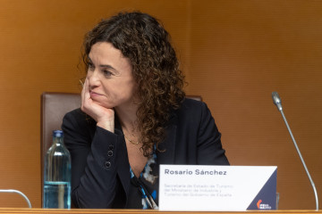 Archivo - La secretaria de Estado de Turismo, Rosario Sánchez, durante la presentación de la Feria Internacional de Turismo (FITUR 2026), en IFEMA, a 13 de enero de 2026, en Madrid (España).