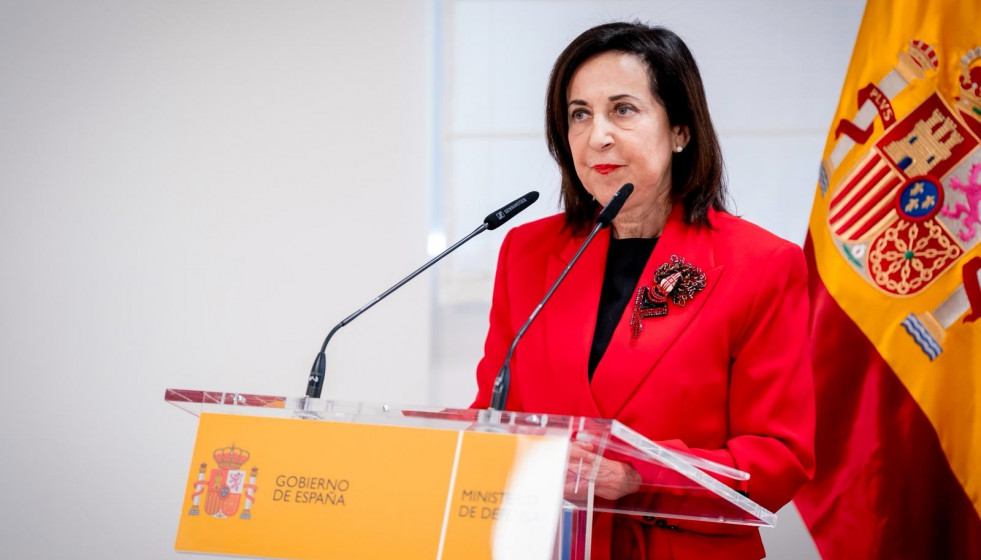 La ministra de Defensa, Margarita Robles, en la entrega de los premios 'Soldado Idoia Rodríguez'