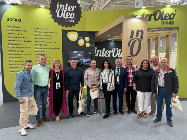 Estand de Interóleo en la última edición de Expoliva