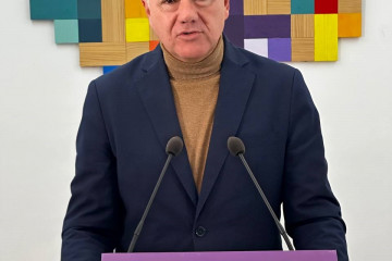 Archivo - El candidato de Podemos Andalucía a la Junta, Juan Antonio Delgado