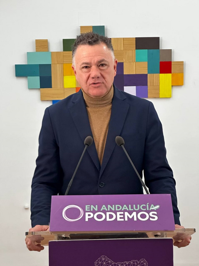 Archivo - El candidato de Podemos Andalucía a la Junta, Juan Antonio Delgado
