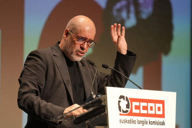 Archivo - El secretario general de CCOO, Unai Sordo