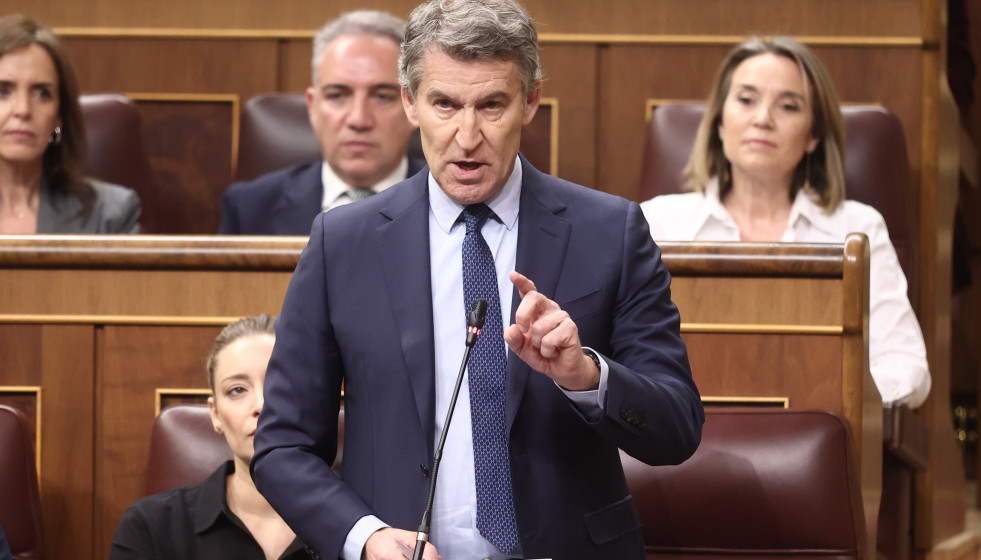 EuropaPress 7319979 presidente partido popular alberto nunez feijoo sesion control gobierno