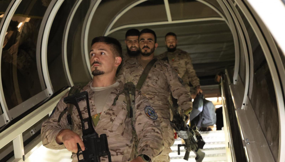 Militares españoles regresan de Irak a 21 de marzo de 2026