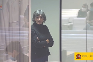 Archivo - María Soledad Iparraguirre en el juicio por su colaboración en un atentado del 94 en Getxo.