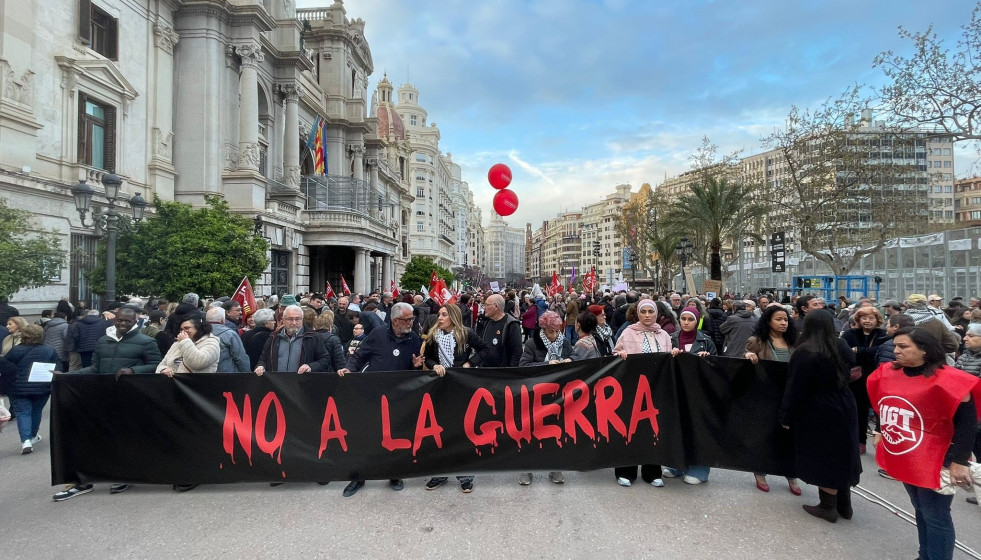Imagen de la manifestación en València