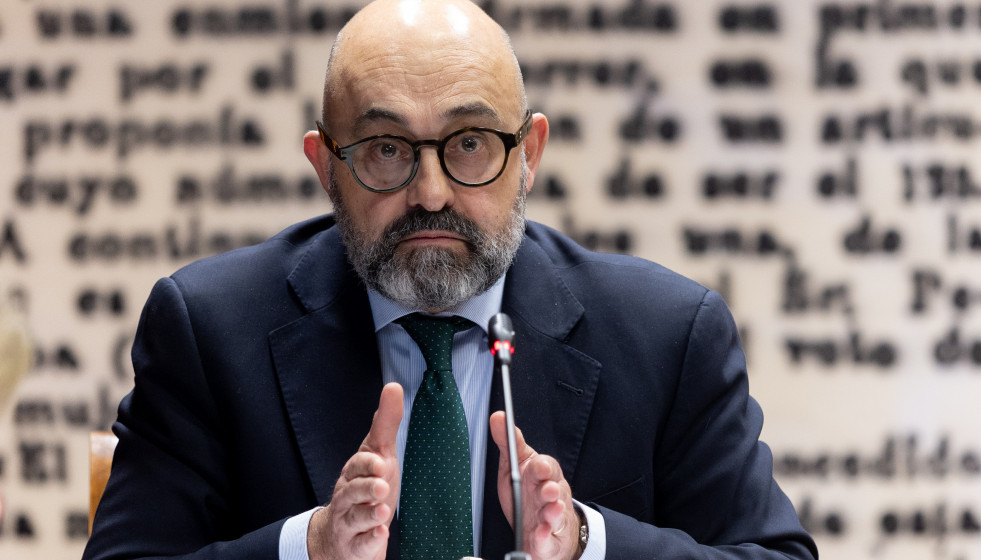 EuropaPress 7262292 presidente adif luis pedro marco pena comparecencia comision investigacion