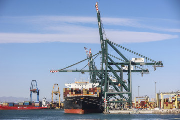 Archivo - Vista del Puerto de Valencia