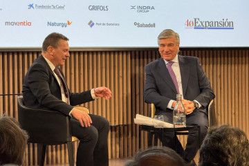 El presidente de Naturgy, Francisco Reynés, en el 'Gran Encuentro Expansión Catalunya', organizado este lunes por Expansión en el Recinte Modernista de Sant Pau de Barcelona