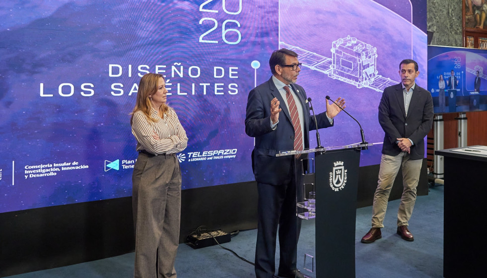 Cabildo de Tenerife y Telespazio lanzarán el primer satélite de la constelación canaria en 2027
