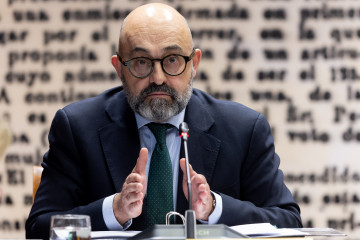 Archivo - El presidente de Adif, Luis Pedro Marco de la Peña, durante su comparecencia ante la Comisión de Investigación sobre el apagón, en el Senado, a 3 de febrero de 2026, en Madrid (España).