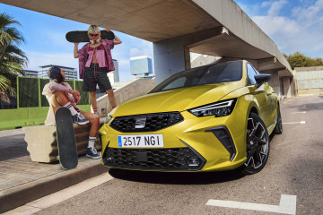 El Seat Ibiza con el color Amarillo Hypnotic