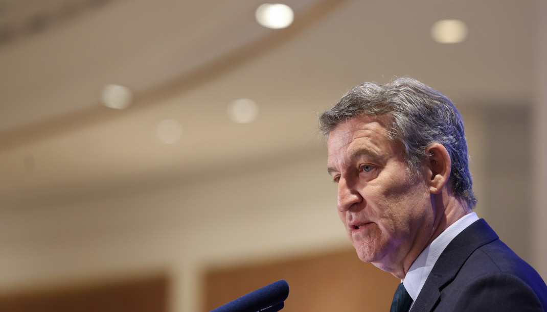 Archivo - El presdiente del PP, Alberto Núñez Feijóo.