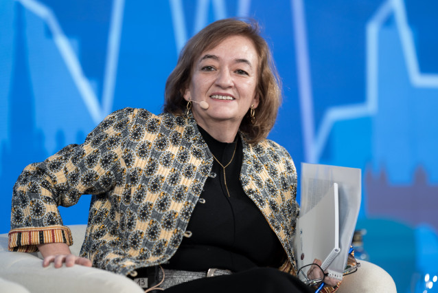 Archivo - La presidenta de AIReF, Cristina Herrero, durante la primera jornada de la XVI edición del Spain Investors Day (SID), en el Hotel Four Seasons, a 14 de enero de 2026, en Madrid (España). Durante los días 14 y 15 de enero, el foro Spain Investors