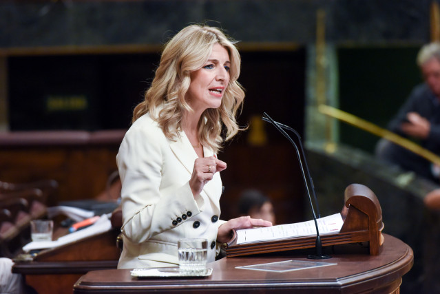 Archivo - La vicepresidenta segunda y ministra de Trabajo y Economía Social en funciones, Yolanda Díaz