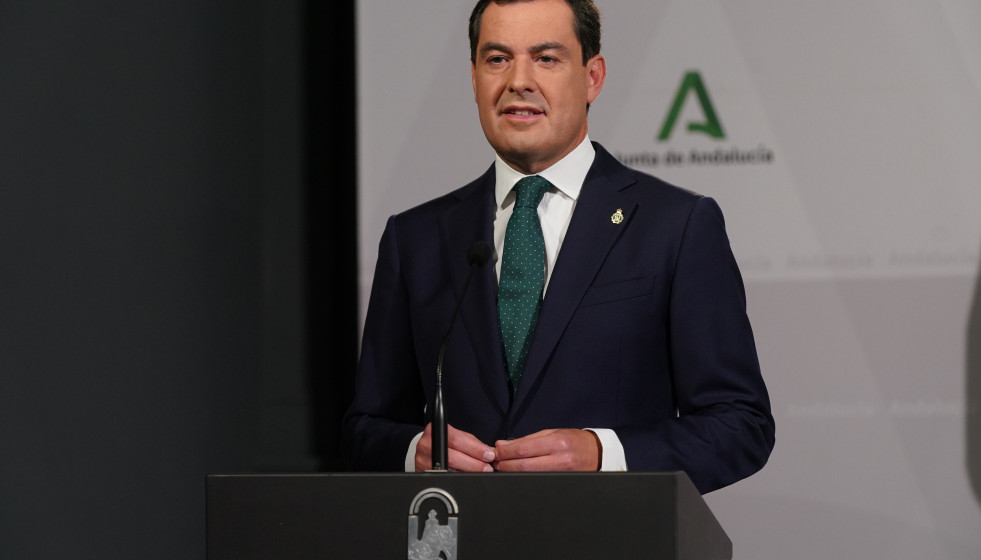 EuropaPress 3401855 comparecencia presidente junta andalucia juanma moreno anunciar nuevas