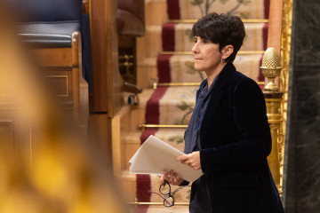 Archivo - La portavoz del PNV en el Congreso, Maribel Vaquero, durante una sesión plenaria extraordinaria, en el Congreso de los Diputados, a 15 de enero de 2026, en Madrid (España).