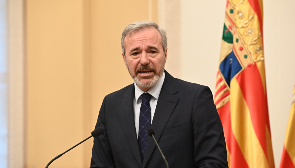 Archivo - El presidente del Gobierno de Aragón en funciones, Jorge Azcón.