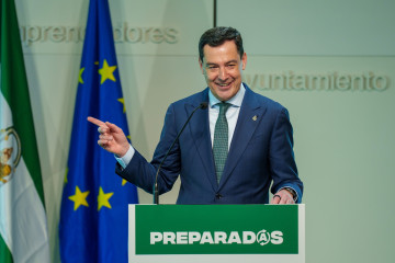 El presidente de la Junta de Andalucía, Juanma Moreno.