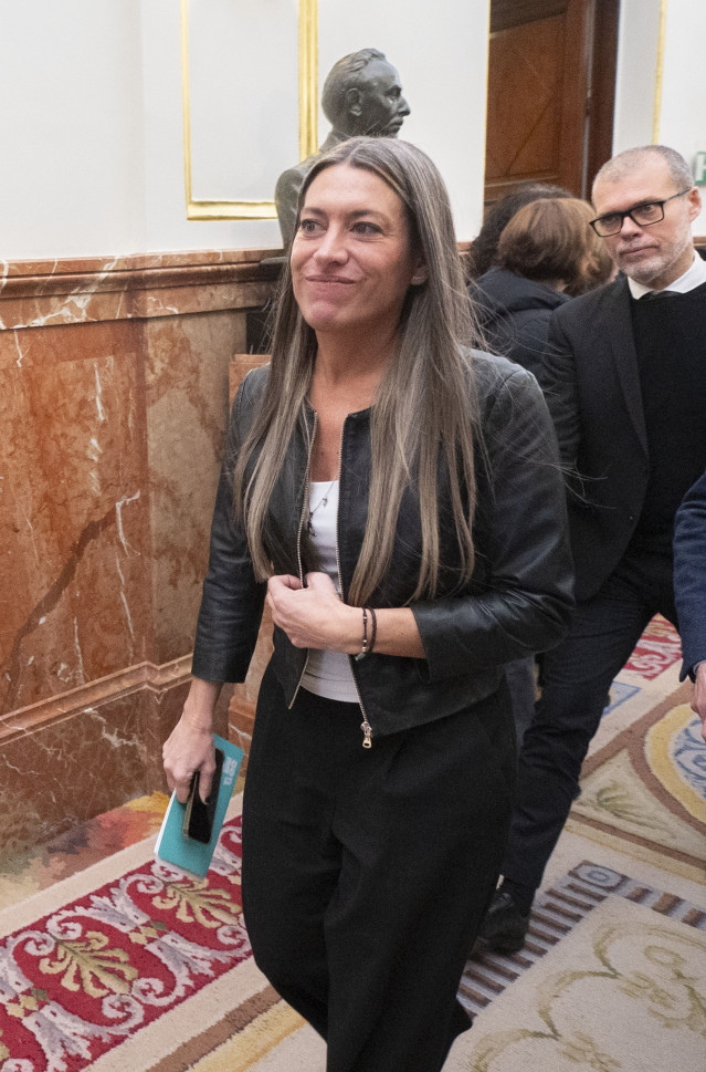 Archivo - La portavoz de Junts en el Congreso, Miriam Nogueras.