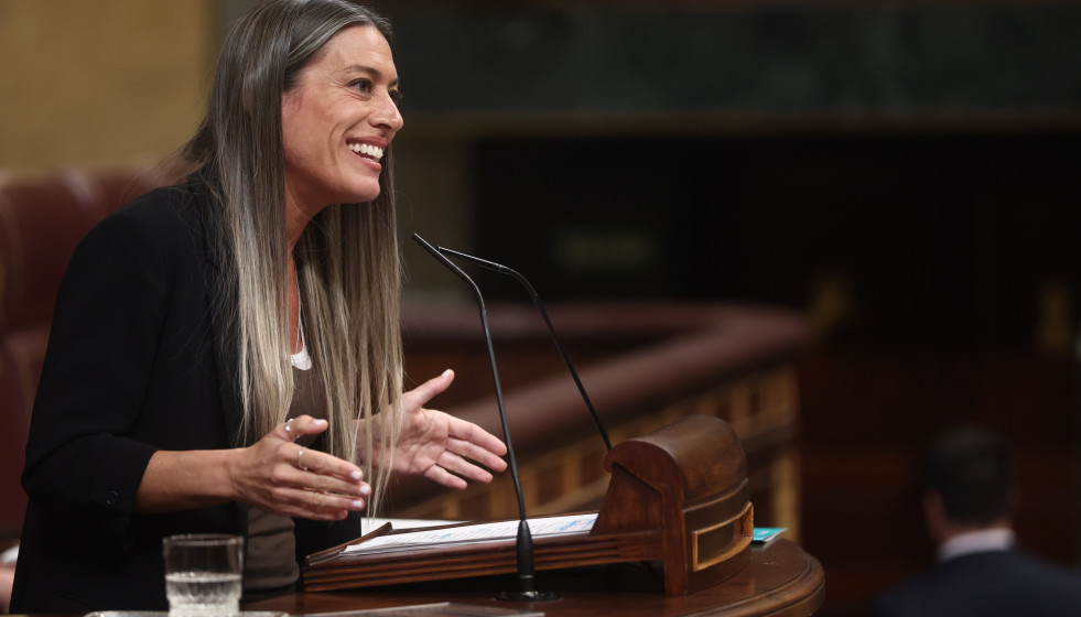 La portavoz de Junts en el Congreso, Miriam Nogueras.