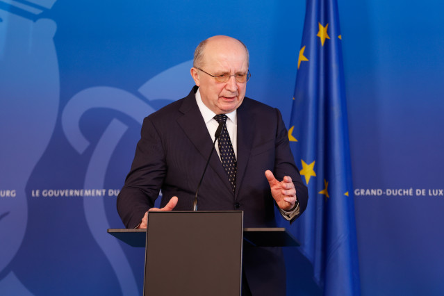 El comisario europeo de Defensa y Espacio, Andrius Kubilius