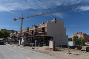 Archivo - Vista general de las obras de vivienda nueva, a 6 de septiembre de 2024, en Madrid (España). Los precios de la vivienda en España siguen sin echar el freno y los analistas vaticinan que el