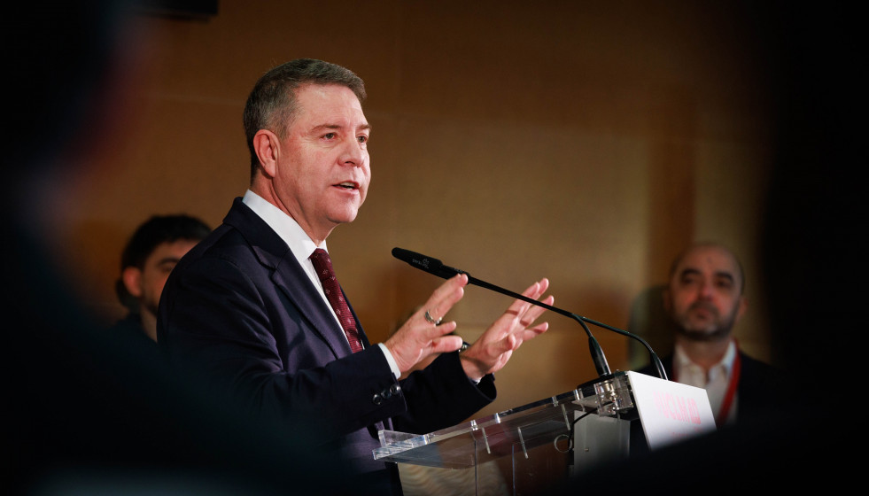 Archivo - El presidente de Castilla-La Mancha, Emiliano García-Page, en Talavera.