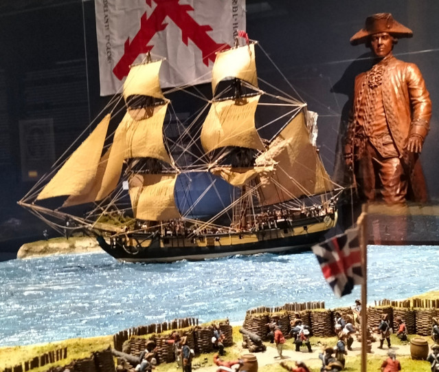 Exposición temporal 'España en los Estados Unidos. La contribución de los españoles y su Ejército al surgimiento de una nación'.