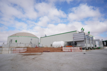 Archivo - Instalaciones de la primera planta agroindustrial de biometano de Andalucía