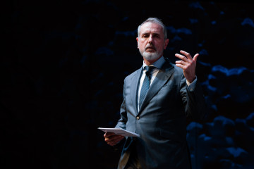 Archivo - El presidente ejecutivo de Telefónica, Marc Murtra, durante la conferencia ‘Una mirada al futuro de Telefónica’, a 2 de febrero de 2026, en Madrid (España). La conferencia analiza la 