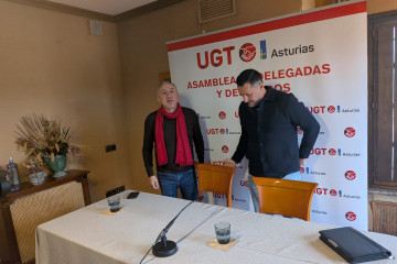 Pepe Álvarez y Javier Fernández Lanero