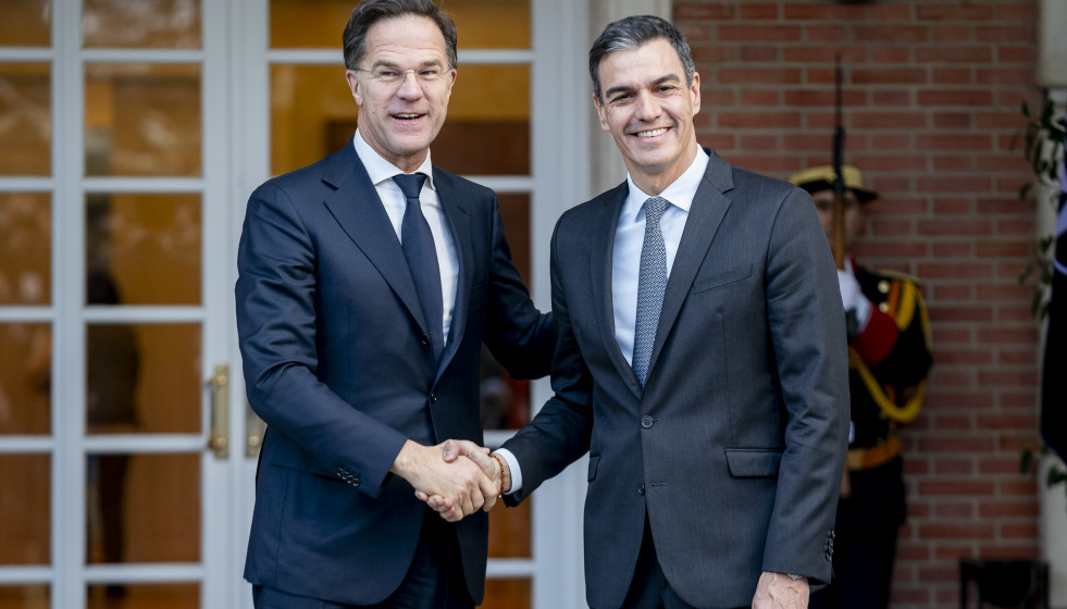 EuropaPress 6481556 presidente gobierno pedro sanchez recibe secretario general otan mark rutte