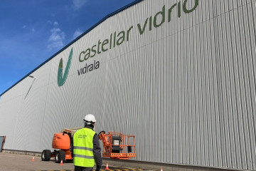 Archivo - Planta de Vidrala en Barcelona.