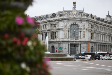 Archivo - Fachada del Banco de España
